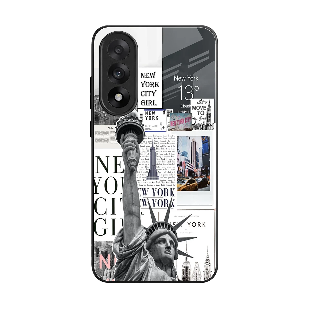 NY Dream back phone cover | glass case for oneplus nord 5