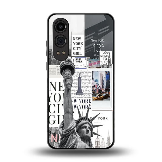 NY Dream back phone cover | glass case for oneplus nord ce 4 lite