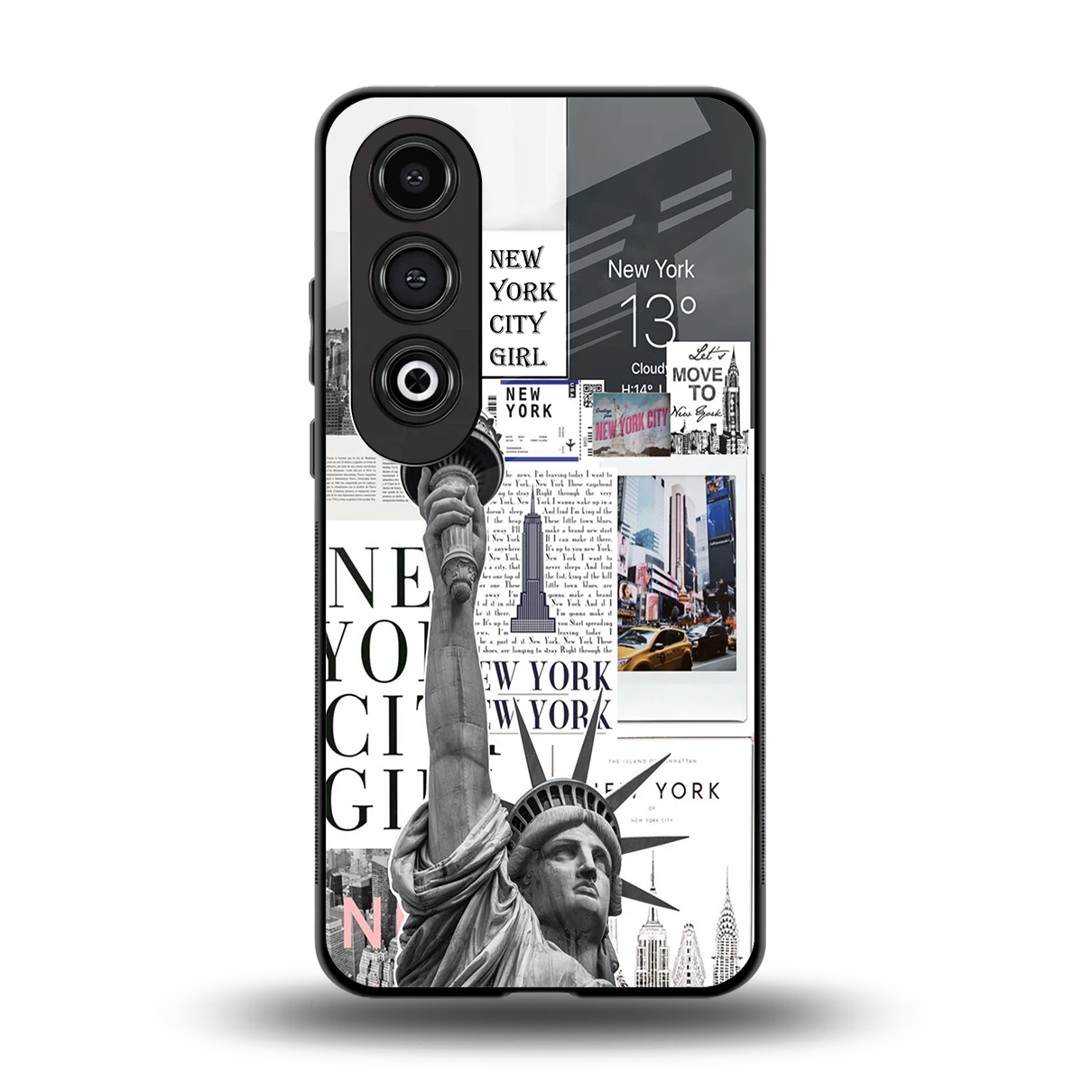 NY Dream back phone cover | glass case for oneplus nord ce 4
