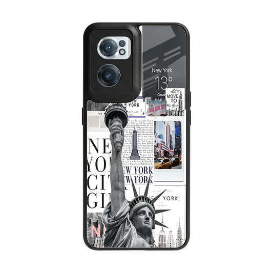 NY Dream back phone cover | glass case for oneplus nord ce 2