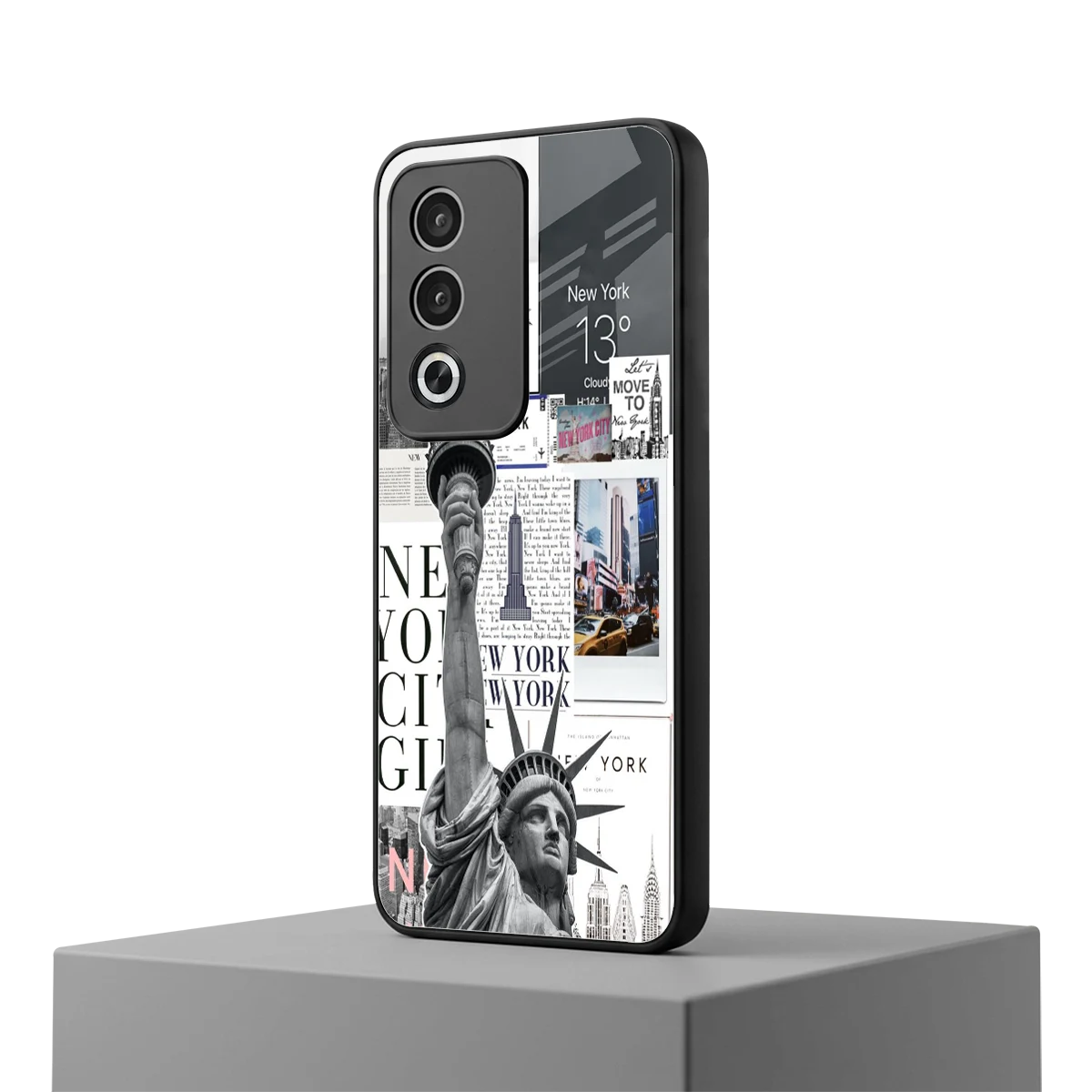 NY Dream oppo a3 pro mobile cover | shockproof glass phone case