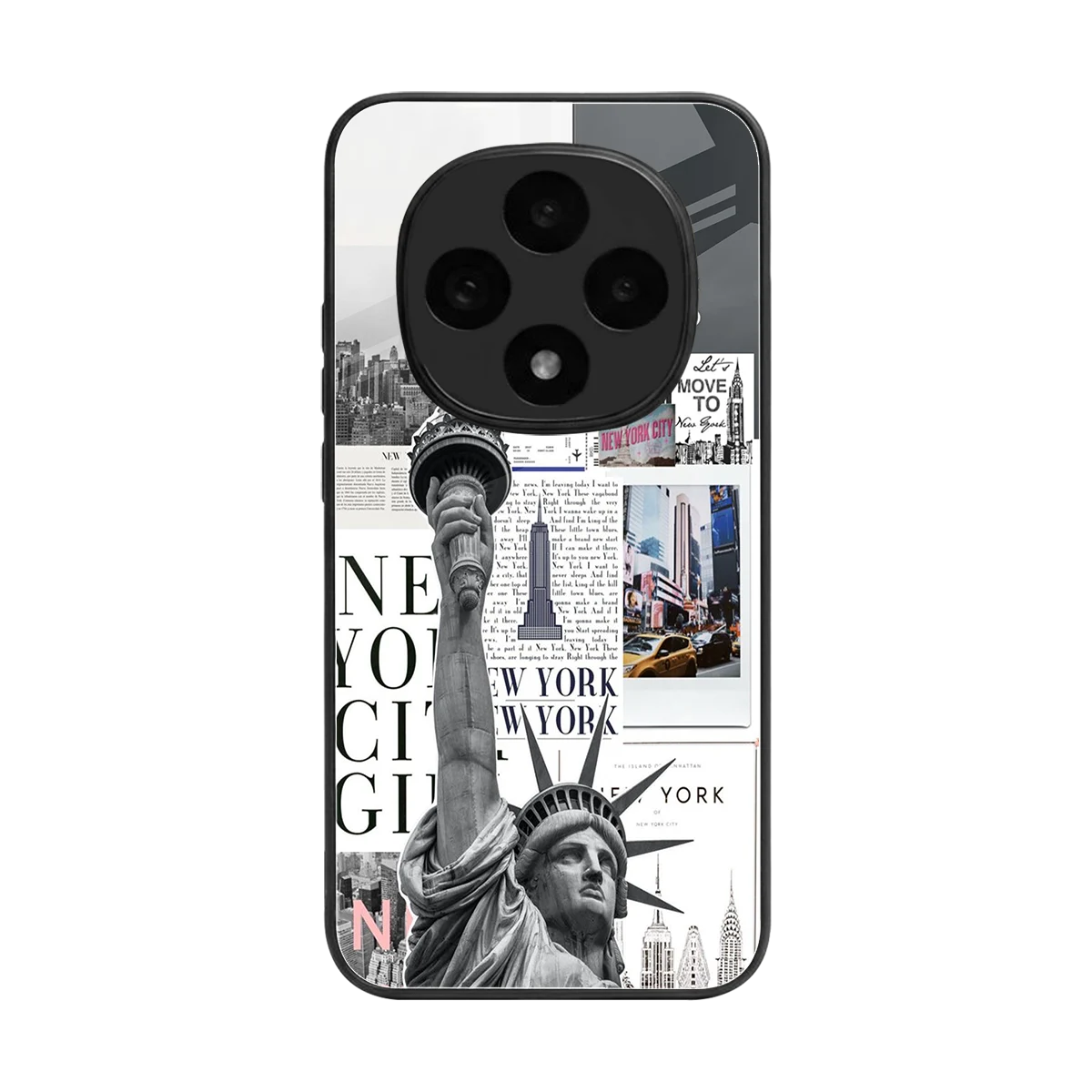 NY Dream back phone cover | glass case for oppo f31 pro 5g