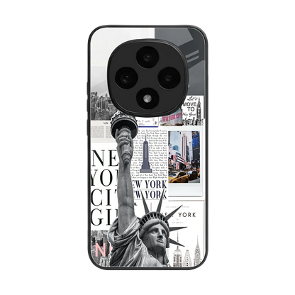 NY Dream back phone cover | glass case for oppo f31 pro 5g