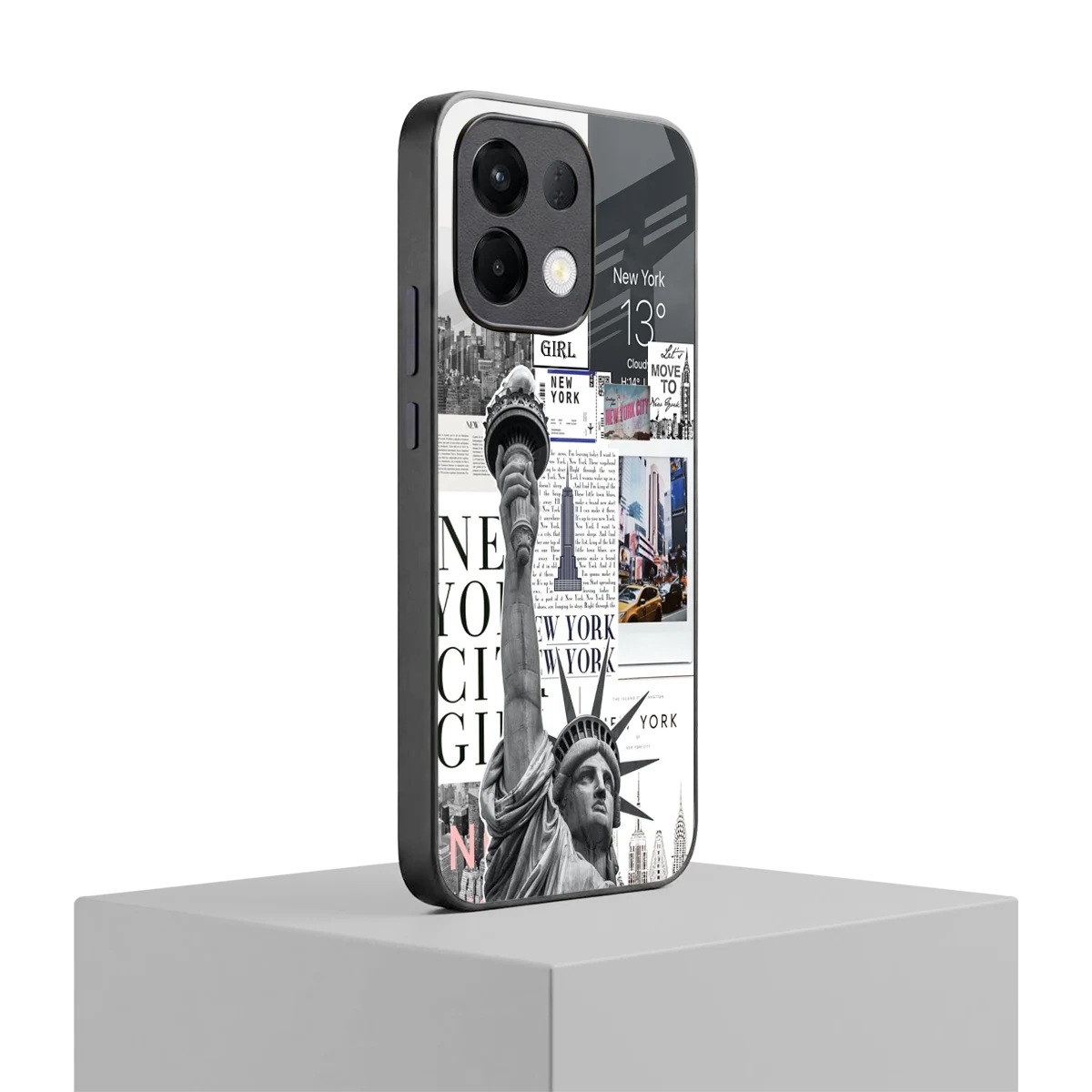 NY Dream oppo k13 5g mobile cover | shockproof glass phone case