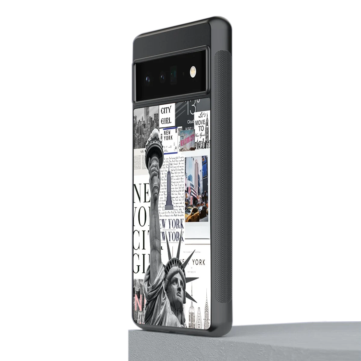 NY Dream stylish phone case for google pixel 6 pro | glossy glass and slim fit