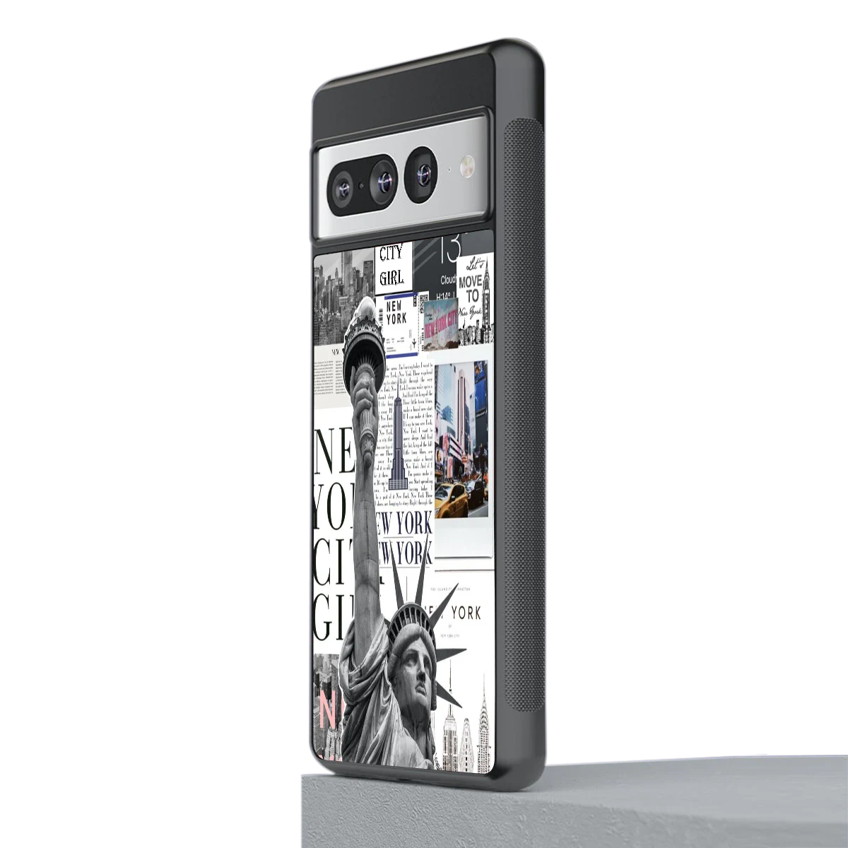 NY Dream stylish phone case for google pixel 7 pro | glossy glass and slim fit
