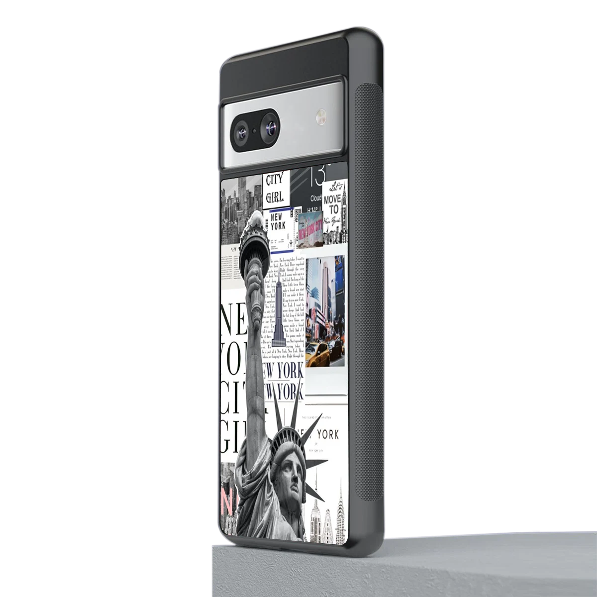 NY Dream stylish phone case for google pixel 7a | glossy glass and slim fit