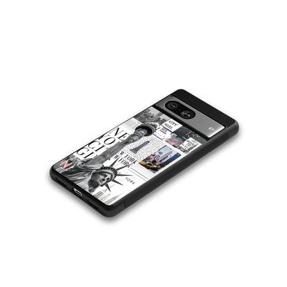 NY Dream google pixel 8 mobile cover | shockproof glass phone case
