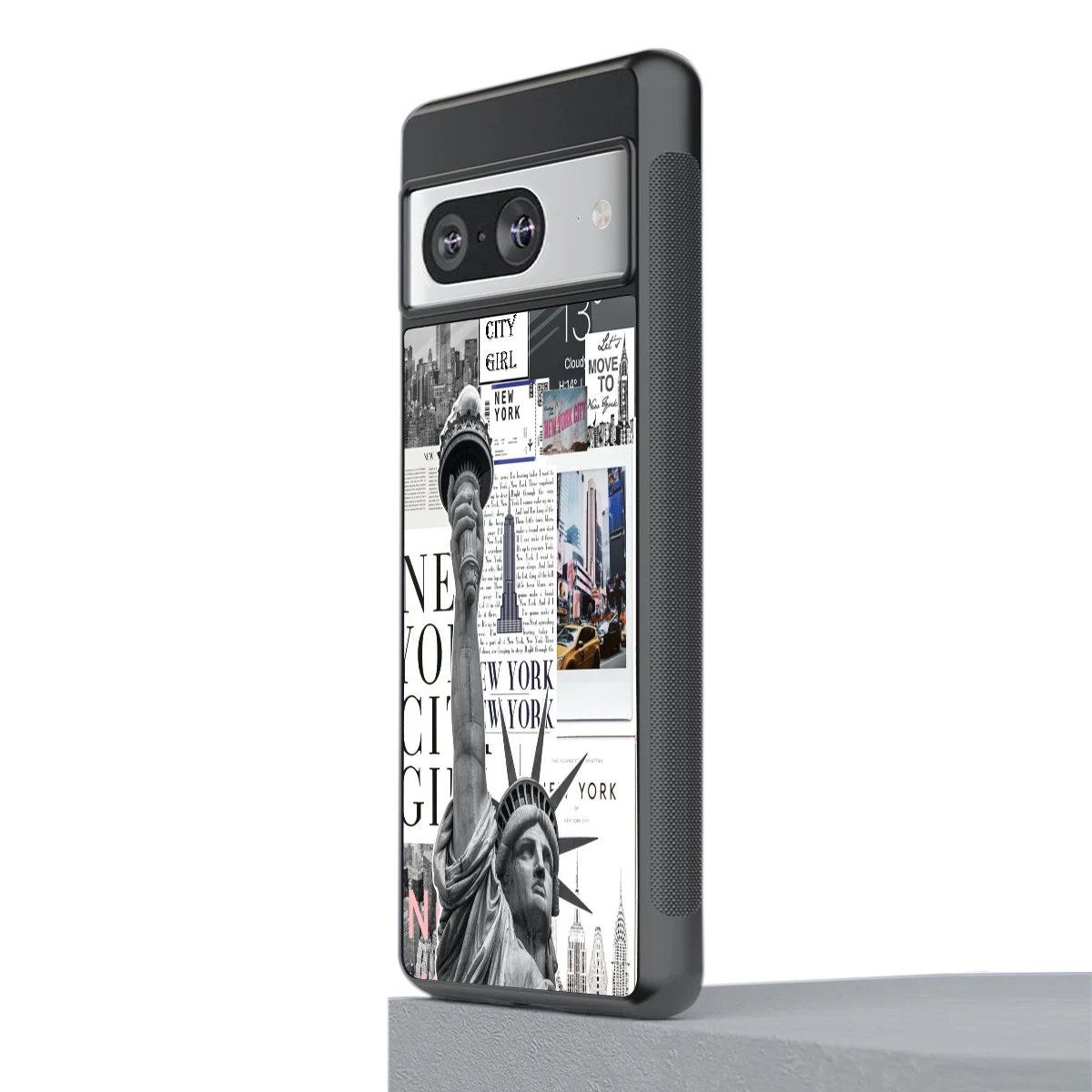 NY Dream stylish phone case for google pixel 8 | glossy glass and slim fit