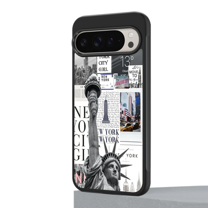 NY Dream google pixel 9 pro xl mobile cover | shockproof glass phone case