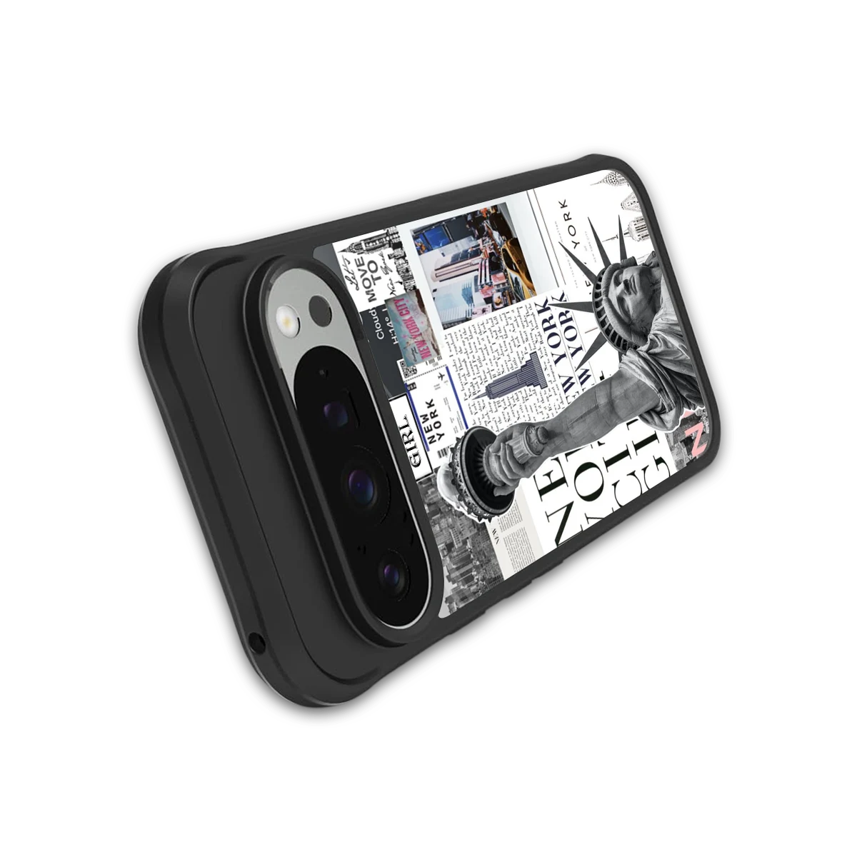 NY Dream stylish phone case for google pixel 9 pro xl | glossy glass and slim fit