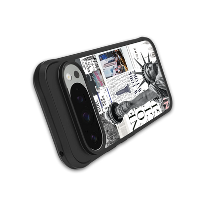 NY Dream stylish phone case for google pixel 9 pro xl | glossy glass and slim fit