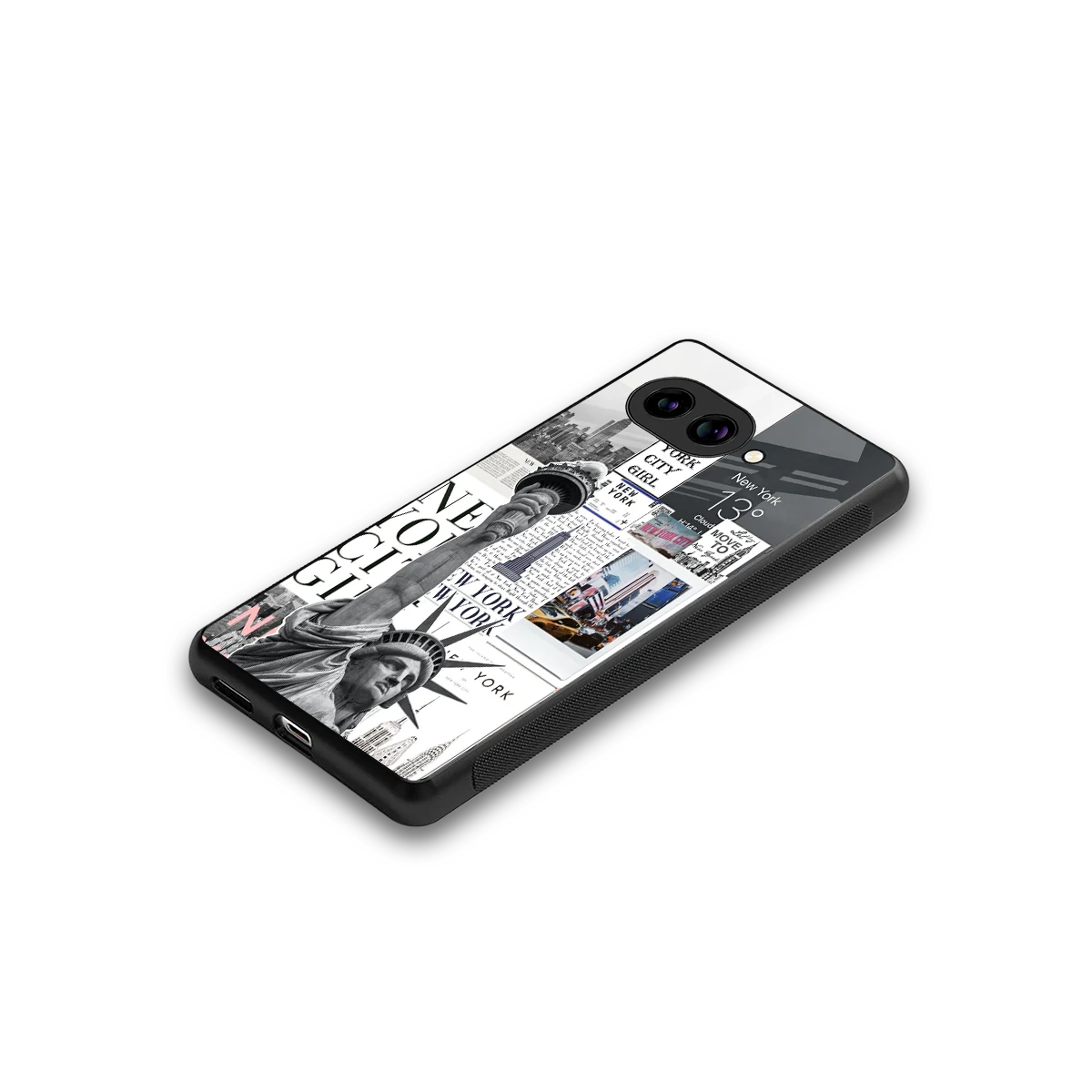 NY Dream stylish phone case for google pixel 10a | glossy glass and slim fit