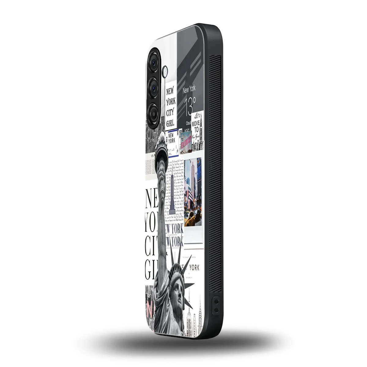 NY Dream samsung galaxy a55 5g mobile cover | shockproof glass phone case