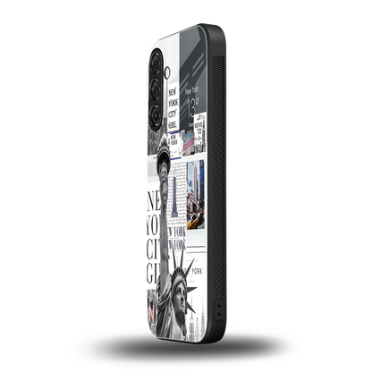 NY Dream samsung galaxy a37 5g mobile cover | shockproof glass phone case
