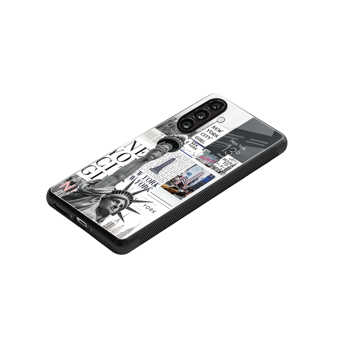 NY Dream stylish phone case for samsung galaxy a55 5g | glossy glass and slim fit
