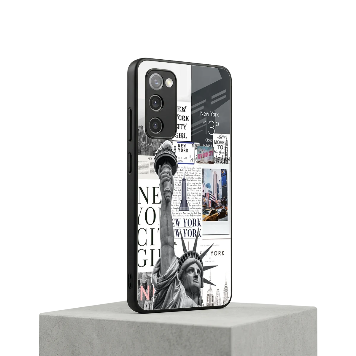 NY Dream samsung galaxy s20 fe mobile cover | shockproof glass phone case