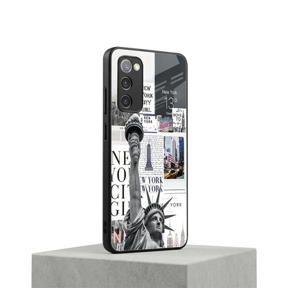 NY Dream samsung galaxy s20 fe mobile cover | shockproof glass phone case