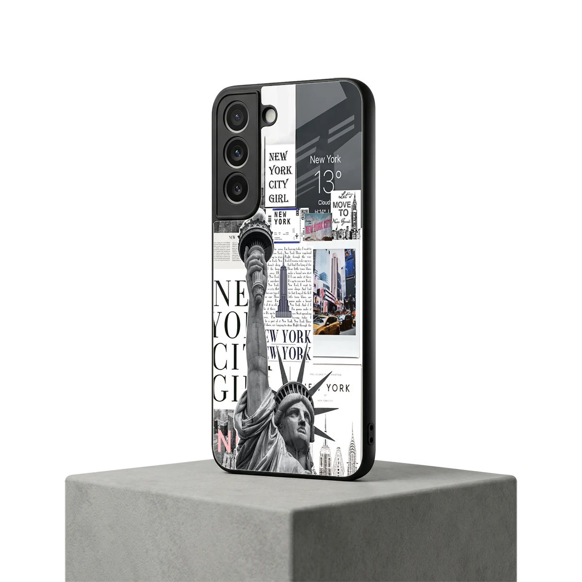 NY Dream samsung galaxy s22 mobile cover | shockproof glass phone case