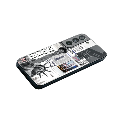 NY Dream stylish phone case for samsung galaxy s22 | glossy glass and slim fit