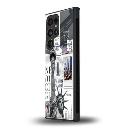 NY Dream samsung galaxy s23 ultra mobile cover | shockproof glass phone case