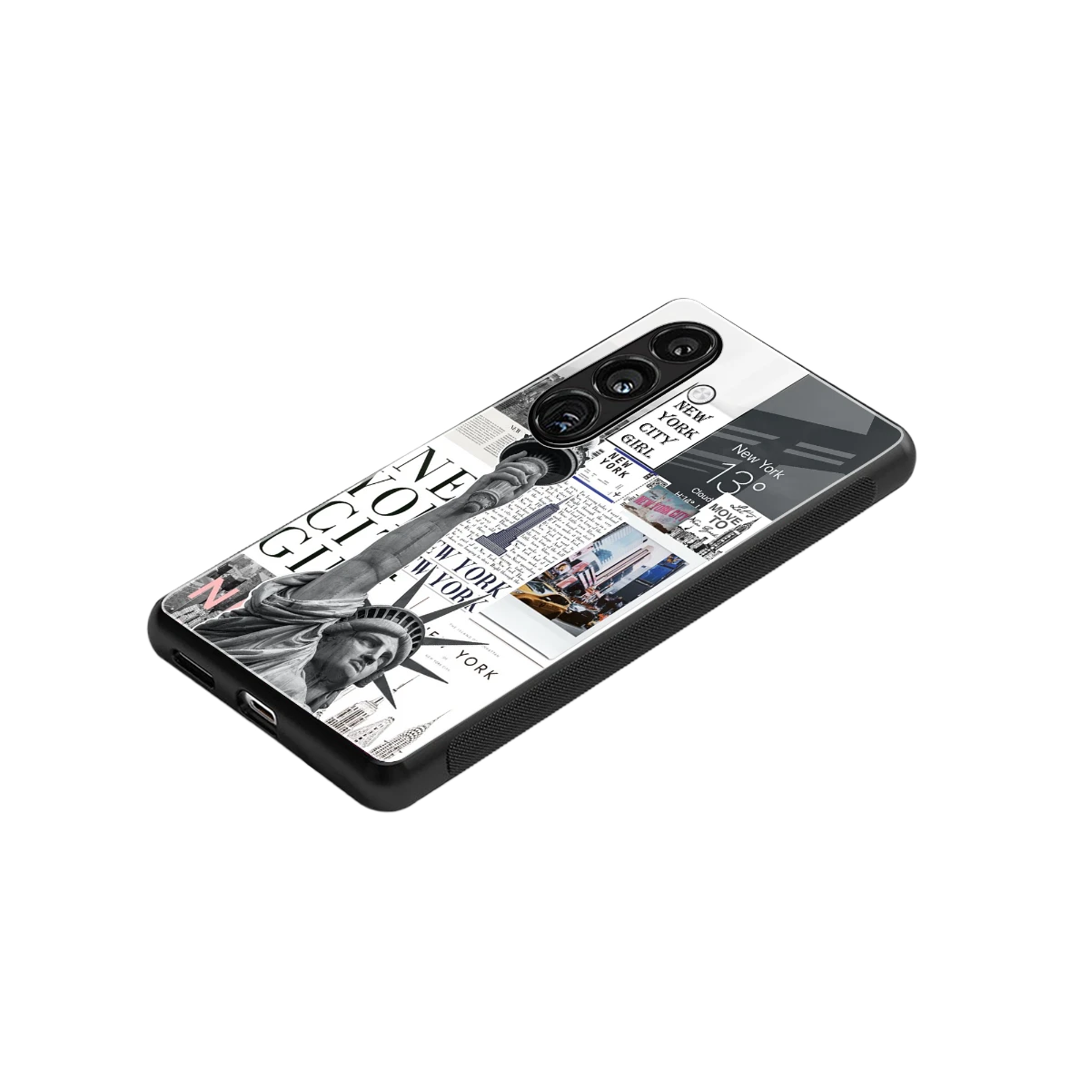 NY Dream stylish phone case for samsung galaxy s23 fe | glossy glass and slim fit