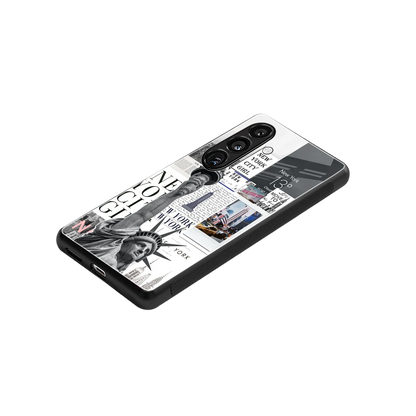 NY Dream stylish phone case for samsung galaxy s24 | glossy glass and slim fit
