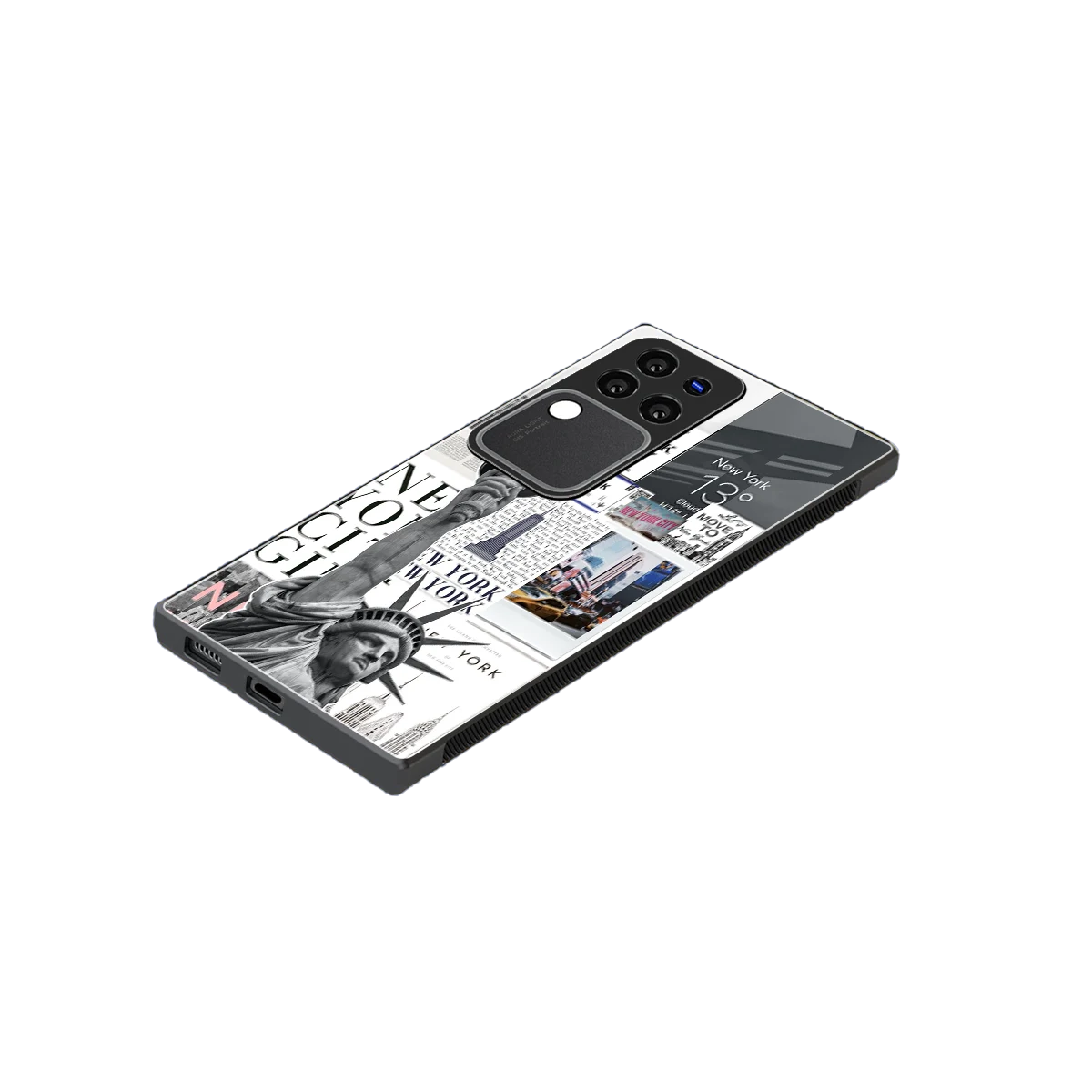 NY Dream stylish phone case forvivo v30 pro | glossy glass and slim fit