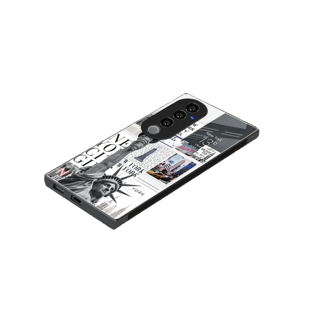 NY Dream stylish phone case for vivo v40 pro | glossy glass and slim fit