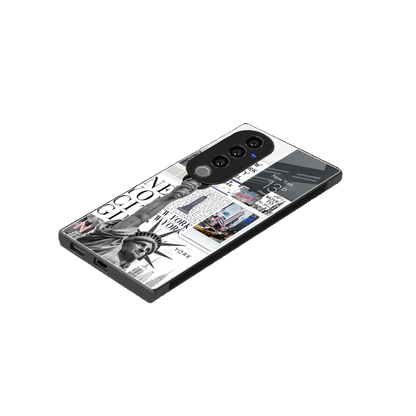 NY Dream stylish phone case for vivo v40 pro | glossy glass and slim fit