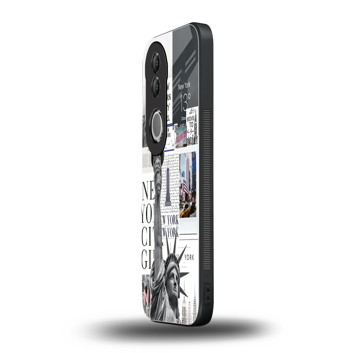 NY Dream vivo v50 mobile cover | shockproof glass phone case