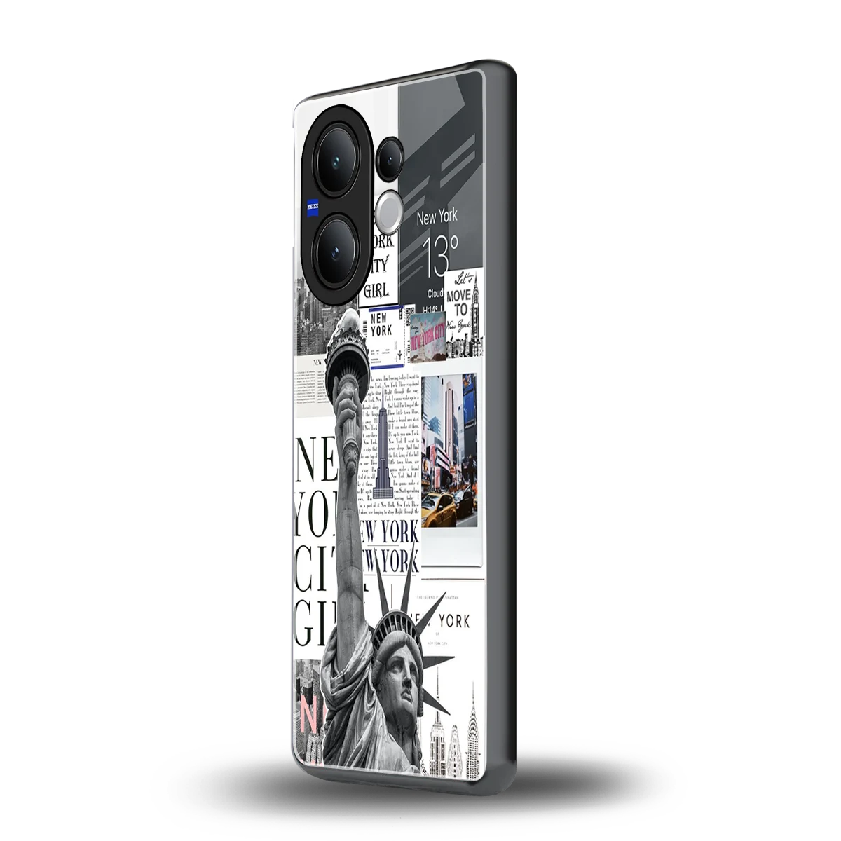 NY Dream vivo v60 mobile cover | shockproof glass phone case