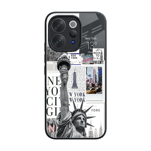NY Dream back phone cover | glass case for vivo v70 elite