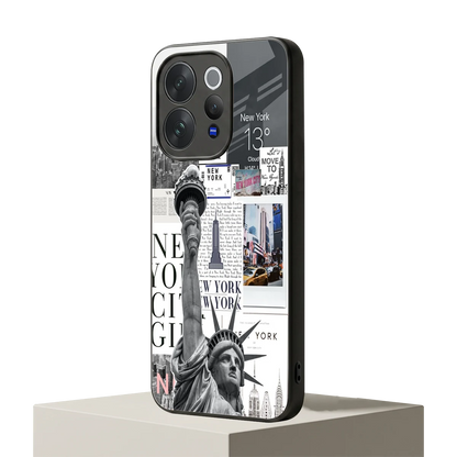 NY Dream vivo v70 elite mobile cover | shockproof glass phone case
