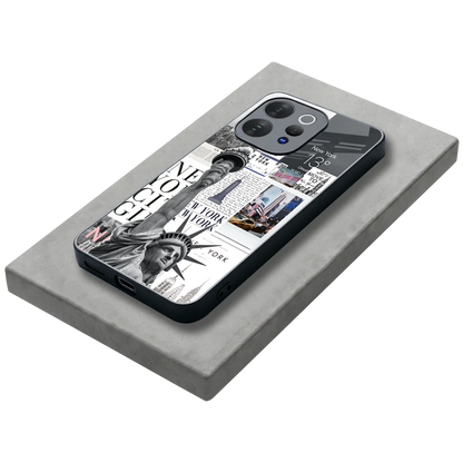 NY Dream stylish phone case for vivo v70 elite | glossy glass and slim fit
