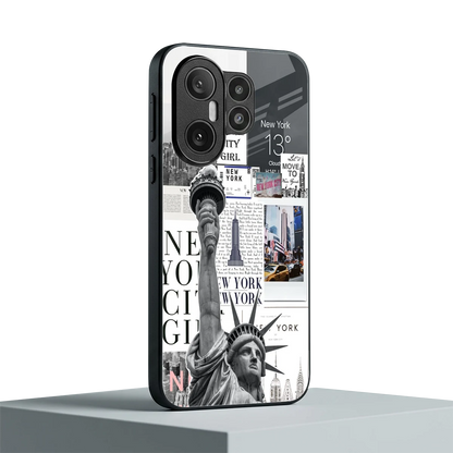 NY Dream vivo x200 fe mobile cover | shockproof glass phone case