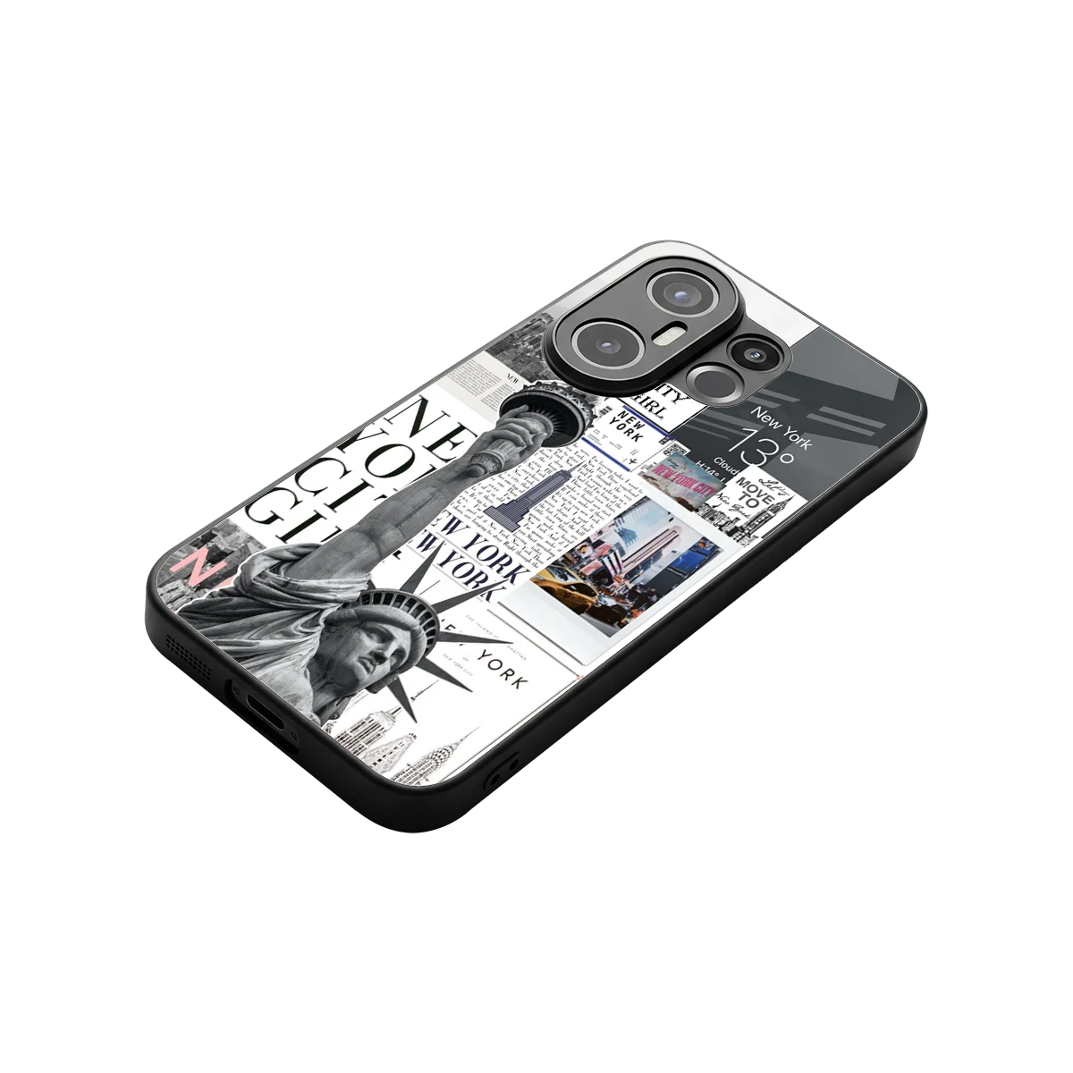 NY Dream stylish phone case for vivo x200 fe | glossy glass and slim fit