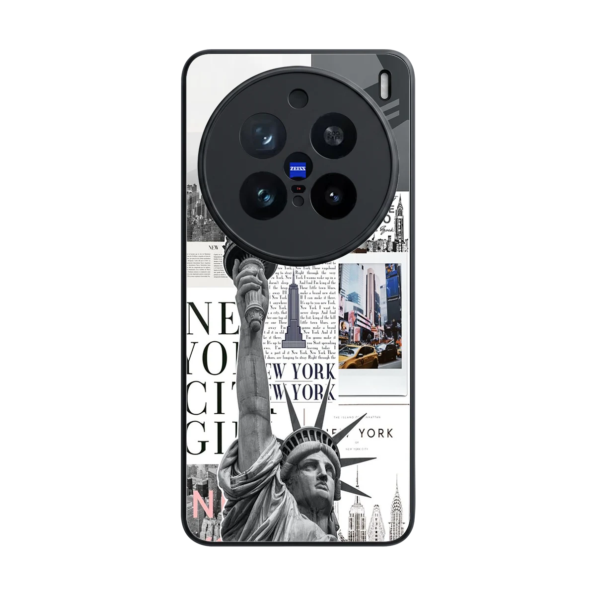 NY Dream back phone cover | glass case for vivo x200 pro