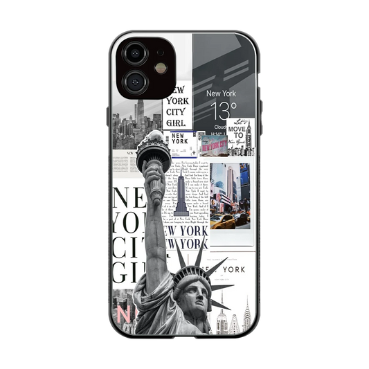 NY Dream back phone cover | glass case for iphone 11