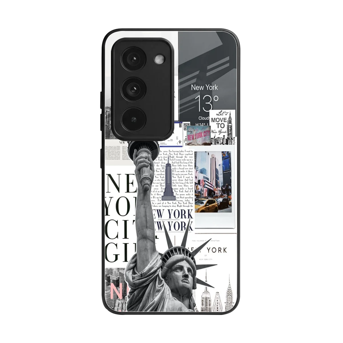 NY Dream back phone cover | glass case for redmi 15 5g