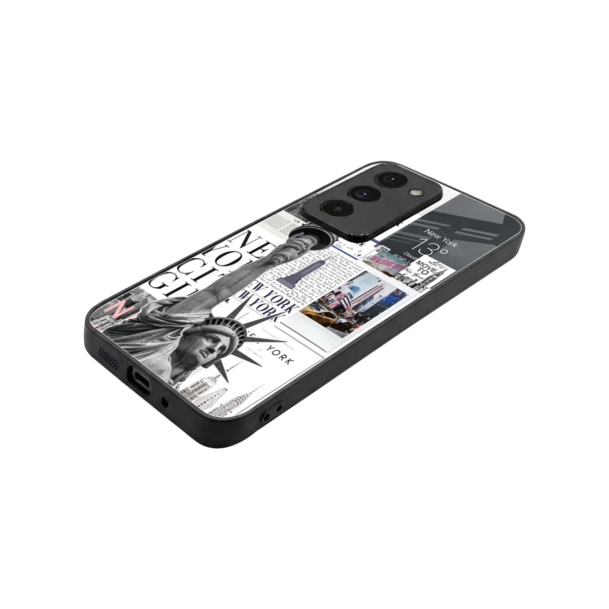 NY Dream stylish phone case for redmi 15 5g | glossy glass and slim fit