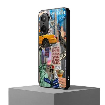 NY Forever oneplus nord ce5 5g mobile cover | shockproof glass phone case