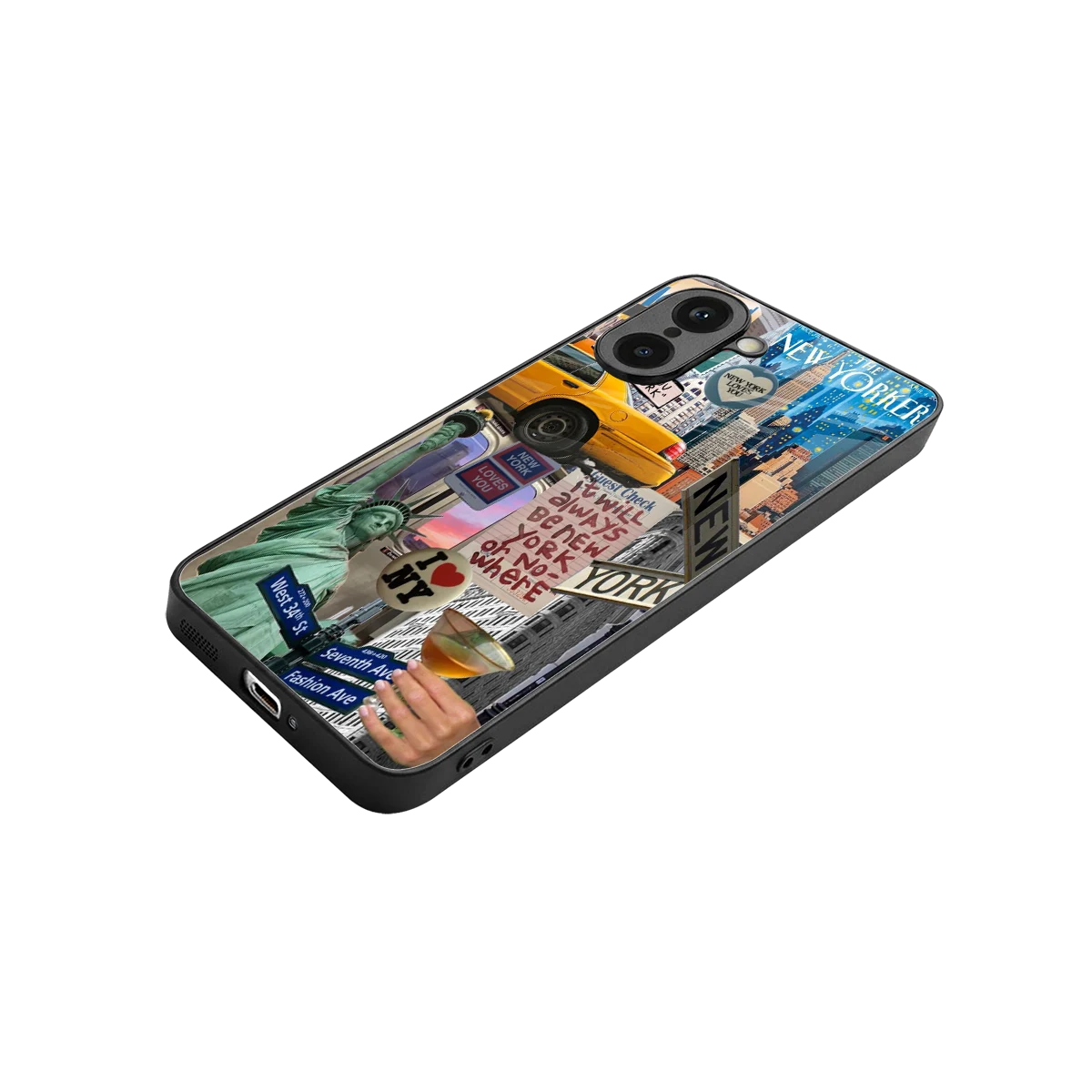 NY Forever stylish phone case for oneplus nord ce5 5g | glossy glass and slim fit