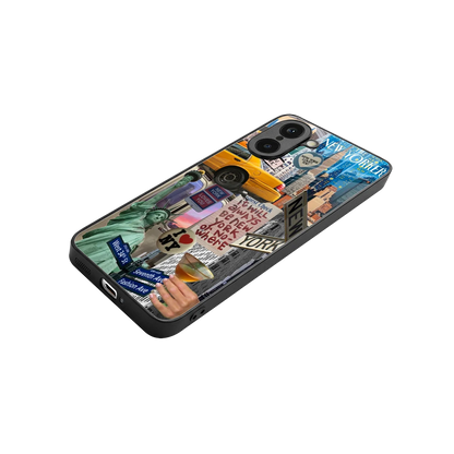 NY Forever stylish phone case for oneplus nord ce5 5g | glossy glass and slim fit