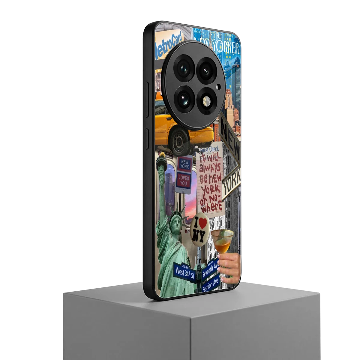NY Forever oneplus 13 mobile cover | shockproof glass phone case