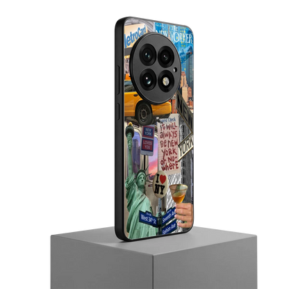 NY Forever oneplus 13 mobile cover | shockproof glass phone case
