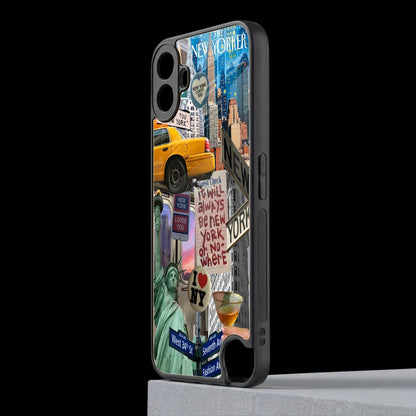 NY Forever cmf nothing phone 1 mobile cover | shockproof glass phone case