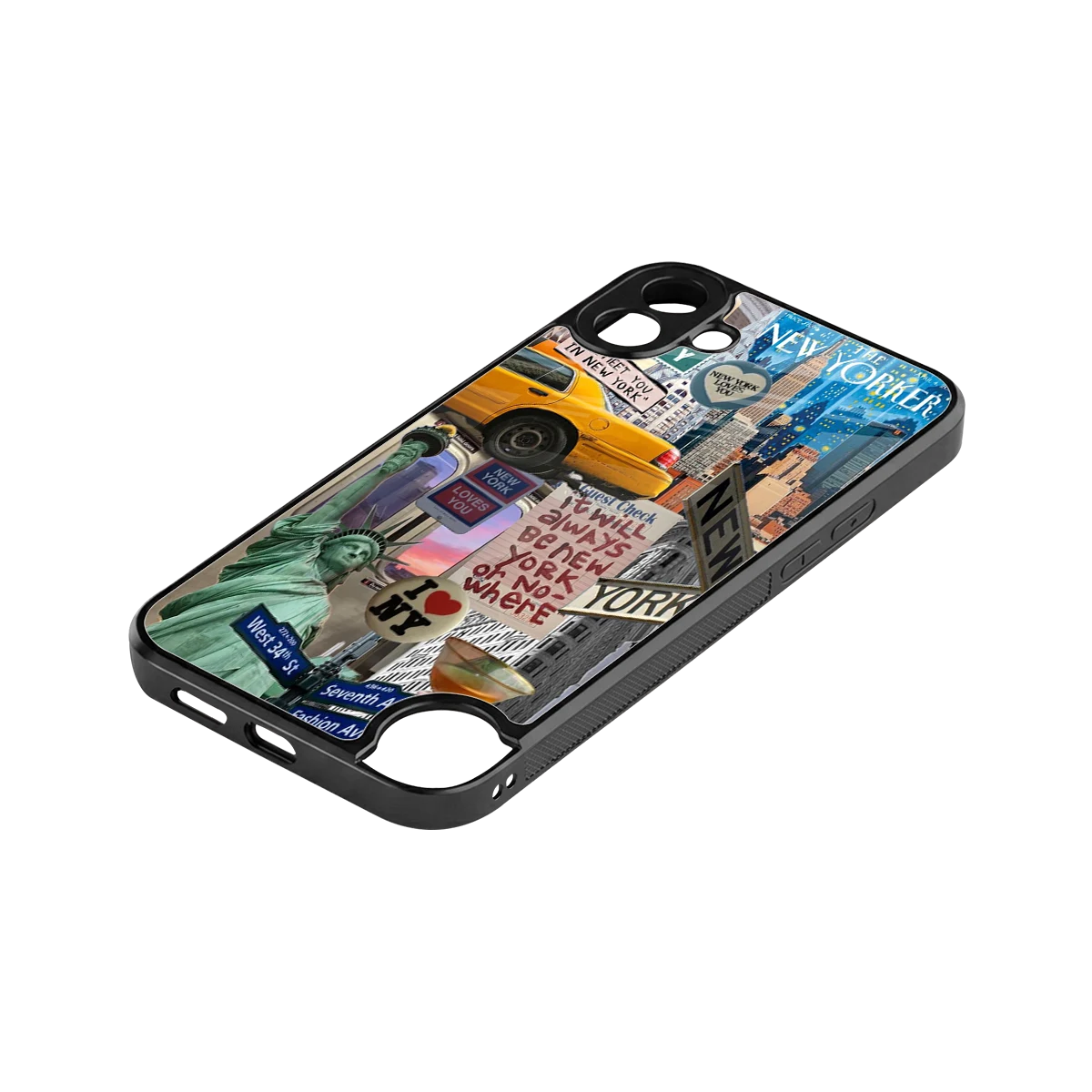 NY Forever stylish phone case for cmf nothing phone 1 | glossy glass and slim fit