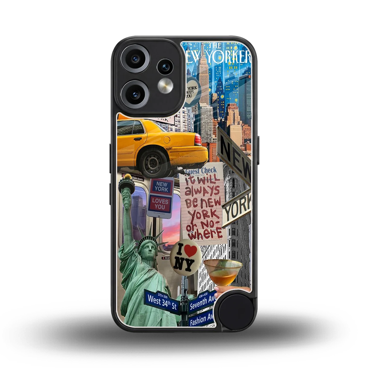 NY Forever back phone cover | glass case for cmf nothing phone 2 pro
