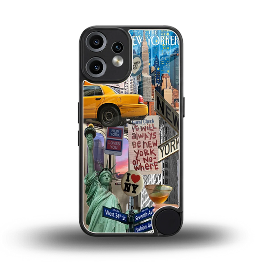 NY Forever back phone cover | glass case for cmf nothing phone 2 pro